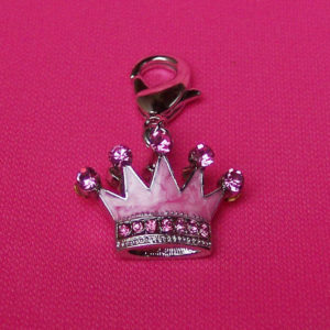 Double Sided Pink Enamel Crown