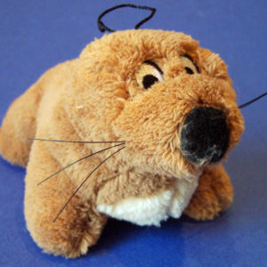 Plush seal dog or cat toy