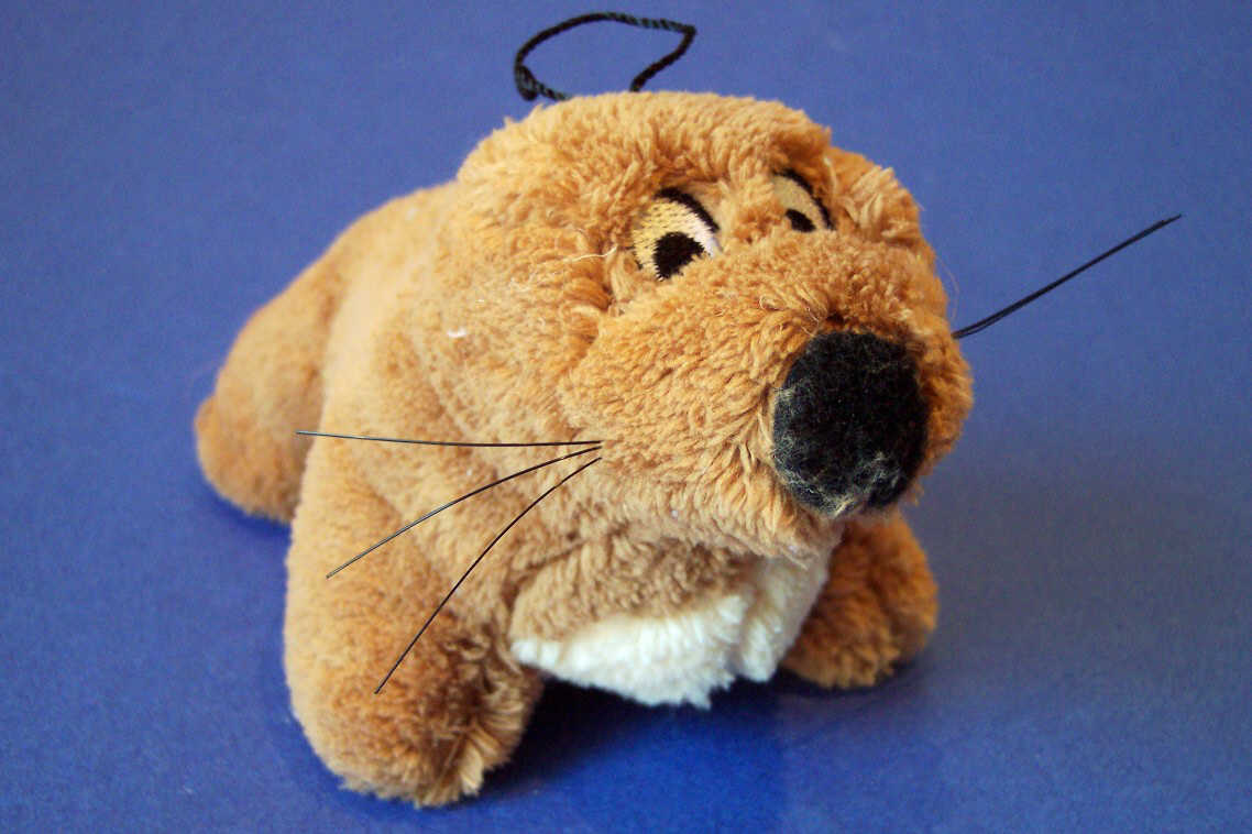Plush seal dog or cat toy