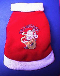 Fleece Santa Pet Coat