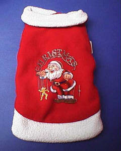 Santa Workshop Fleece Pet Coat