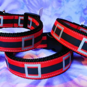 Santa's belt dog collar