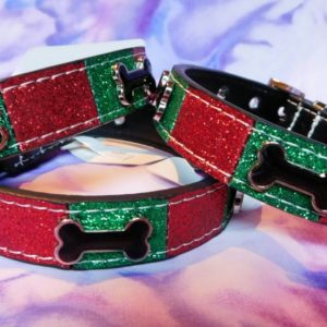 Holiday Ice Cream Bone Dog Collar