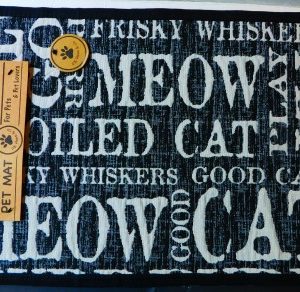 P B Paws CAT MEOW Pet Mat