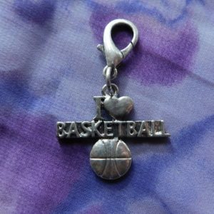 I Love Basketball charm.