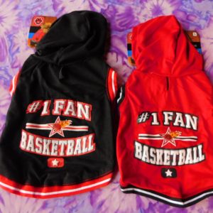 #1 Fan Basketball Pet Hoodie