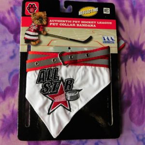 Pet reflective all Star Hockey Bandana