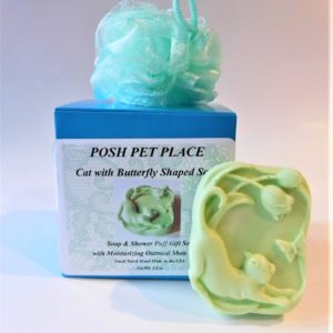 Cat & Butterfly shaped soap gift set.