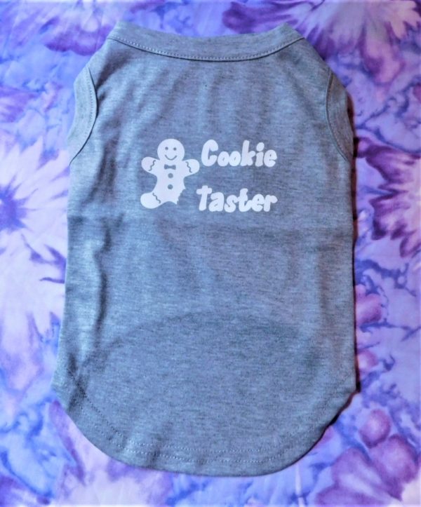 -Cookie Taster Dog T Shirt