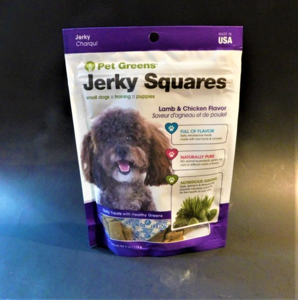 Yummy Pet Greens Small dog Jerky Squares