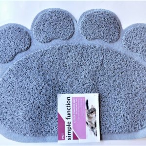 Paw shaped litter trapper mat