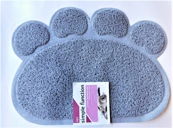 Paw shaped litter trapper mat